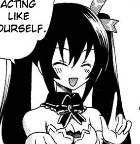 IndustrialGodes's tweet photo. 〝Well, I guess I can't blame you though. I am adorable!〞

Typical Noire energy. https://t.co/EN23o0oqAW