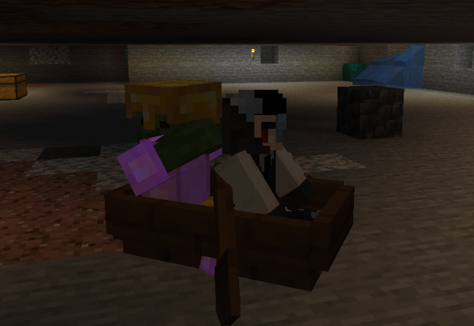 Lemon_2461's tweet photo. Got myself a lil zombie friend. Hes not happy with me, but im glad to have his company. 

#Minecraft #minecraftrealm #smallstreamer https://t.co/IyiS1uNJpu