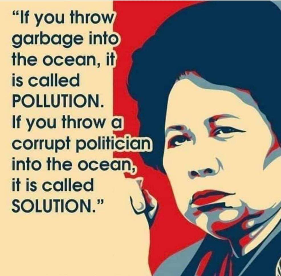 SultanOfBorneo's tweet photo. Pollution or Solution? Choose wisely.... https://t.co/MOISCq1Lqf