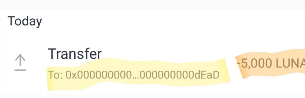 dogeclausecrypt's tweet photo. I Just Burned
5000 Luna, do the same if you hold any https://t.co/P7dQaaMNKX