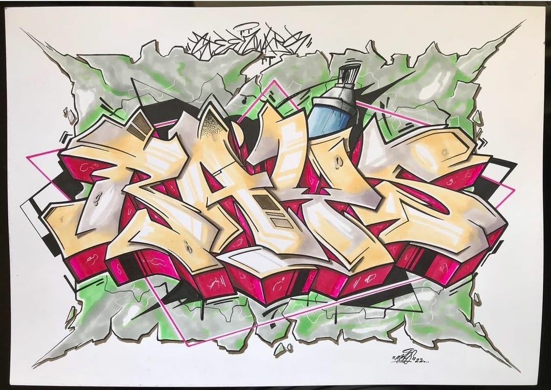 SteezWars's tweet photo. "RAYS" re-battle entry 05 by @ekoves74.  

$50 prize pool. 05/23 final deadline. 

Tag us in new entries on Instagram before the deadline and make sure to use the #GullySteez hashtag so we don't miss you. 

https://t.co/HGtlhz2f8j 
-
-
#blackbook #graffiti #hiphop #graff https://t.co/KCFjJ4JpFt