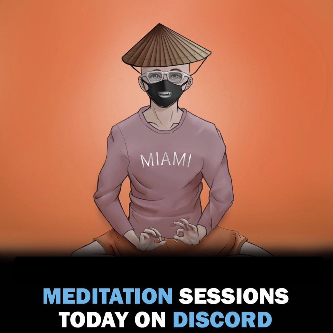 TheGurusX's tweet photo. Today’s Meditation session is open to Everyone 🧘‍♂️ Join us at 11:00am EST on our Discord server! [https://t.co/XMD7bKmts5] #NFTgurus #NFT https://t.co/9bBNP6y68P