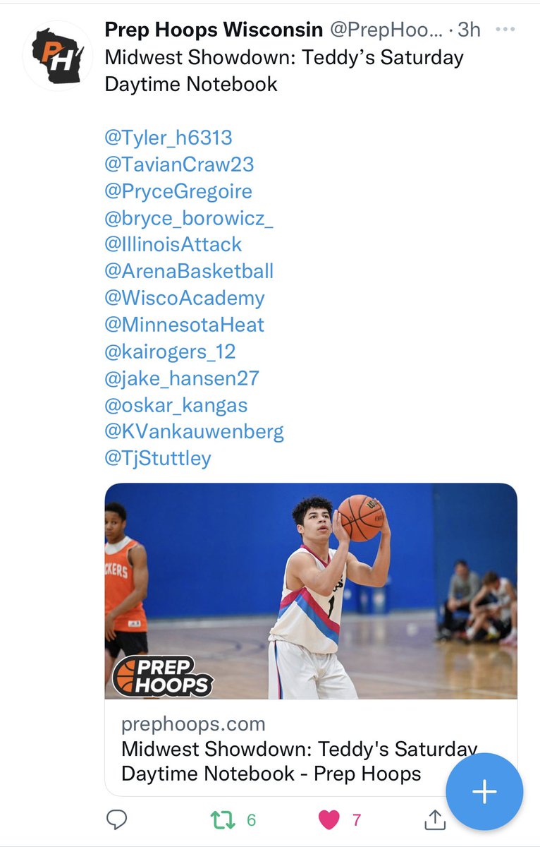 WIBlizzard2025's tweet photo. Thank U @teddy_bahu for the shoutout & recognition for a couple of our guys! @PryceGregoire & @bryce_borowicz_ #together #neversatisfied #mwshowdown @PrepHoops_WI @PrepHoops @PHCircuit @WI_Blizzard https://t.co/wei30Uohw1