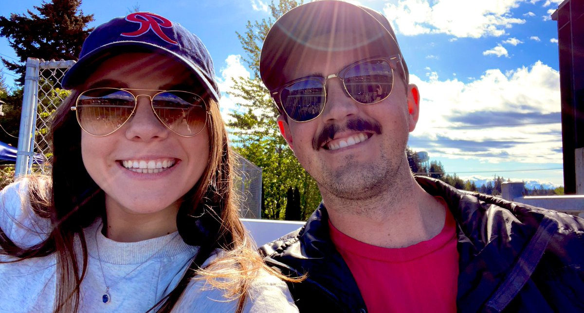 Crackerrjacks_'s tweet photo. First @RainiersLand game in the books ✅🤍 @sarabear255 https://t.co/AUZIBpjSuW