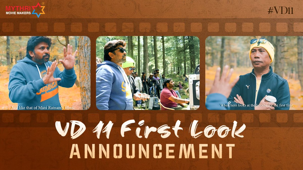 MythriOfficial's tweet photo. What happens when MASSive Action choreographer @PeterHeinOffl designs a CLASSy introduction scene... 💣💥💥

▶️ https://t.co/JJDnI1RUlA

#VD11FirstLook Tomorrow at 9:30 AM ❤️

@TheDeverakonda @Samanthaprabhu2 @ShivaNirvana @HeshamAWMusic #VD11 https://t.co/8klFKyH66a