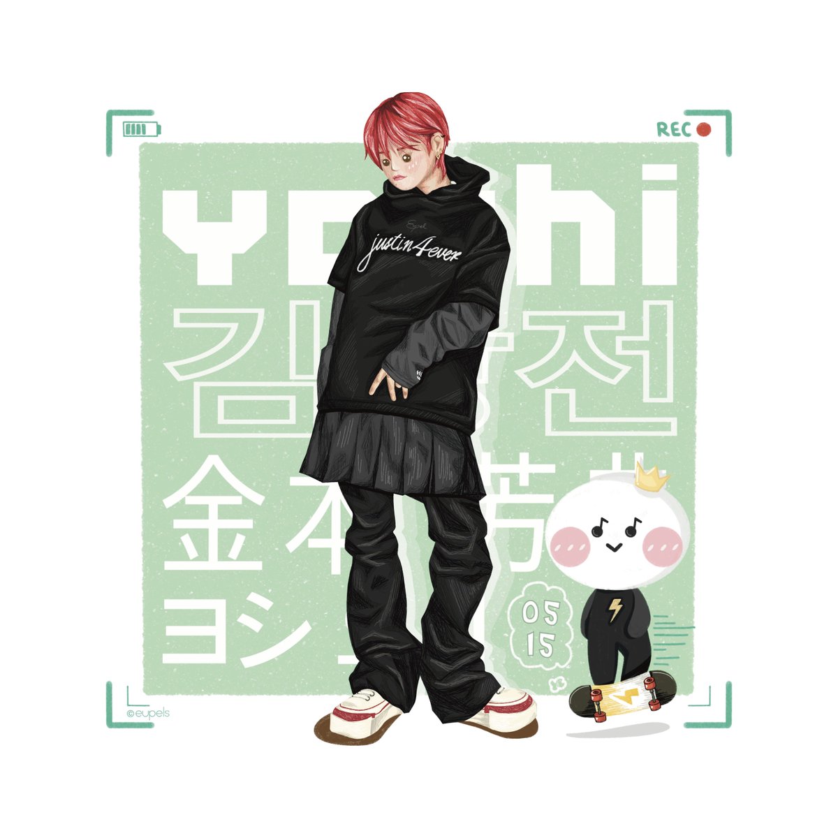 eu_arts's tweet photo. ✨🐯 𝒀𝑶𝑺𝑯𝑰 𝑹𝑶𝑪𝑲𝑰𝑵𝑮 𝑨𝑻 22 🤘🏻🎸❤️‍

— ⟡ ขอให้โยชิได��รับความรักเยอะๆเลยนะ 🫶🏻

♡ @treasuremembers ♡ 

#OurTigerYoshiDay
#호빵같이_따끈한_요시가_찾아왔어
#才能と愛嬌のギャップ王子ヨシ誕生祭

💎 #artworkทึเม #YOSHI #ヨシ https://t.co/Ez6oeMVDDo