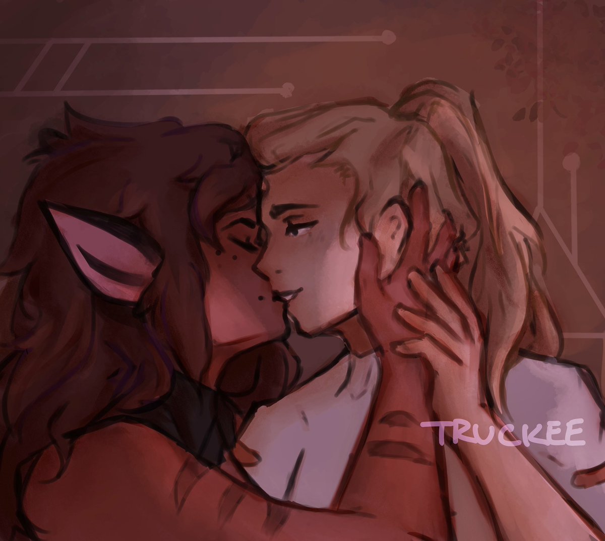 happy anniversary to our favorite lesbiÂans😌✨🖤 #shera #catradora #spop