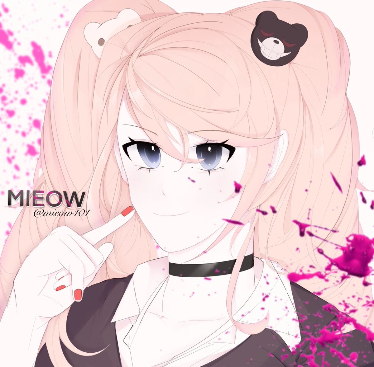 mieow101's tweet photo. #junko_enoshima #江ノ島盾子 #danganronpa https://t.co/7YjxFgqfFe