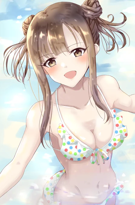水着のゆかりさんが猛烈に描きたくなったので
#水本ゆかり 