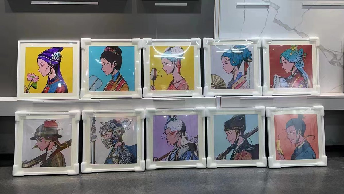 LingNFT's tweet photo. 🧧庆祝官推粉丝破万，我们将抽取5位粉丝获得凌风啸NFT实物相框🖼️！
🧧To celebrate 10k followers, we're giving away 5 LING NFT photo frames for our Twitter followers🖼️!

🎁To win:
✅Follow @LingNFT
✅Retweet &amp; Like
✅Join https://t.co/UhLEyKsLI2

#凌风啸NFT #LING #NFTGiveaways https://t.co/6x7K7d0cPo