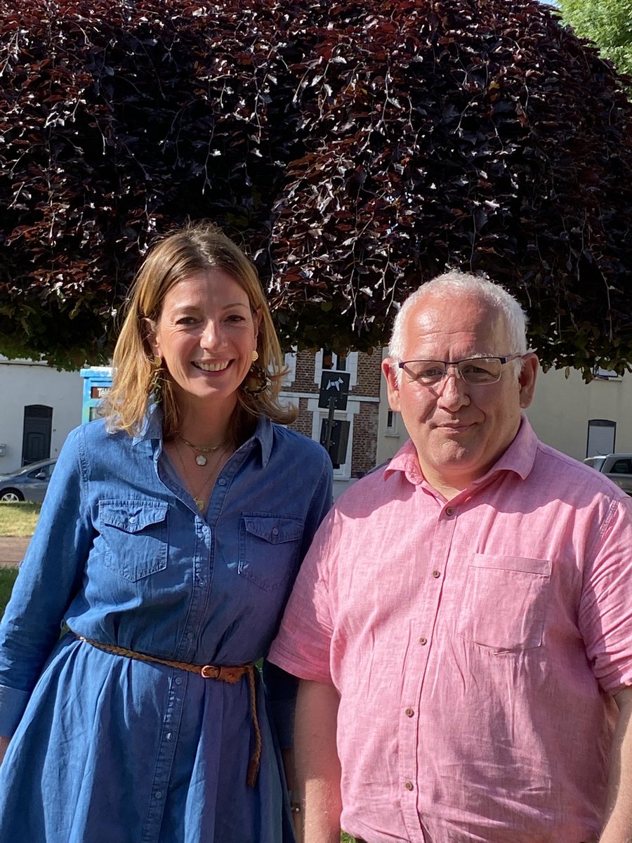 CaronDecroix's tweet photo. Premier déplacement hier à #Ham à l’occasion de la fête de St-Vaneng.Concert,visite de la médiathèque et du centre🙏au maire Éric Legrand et à ses élus pour l’accueil,l’écoute et surtout le soutien.À très vite à #Ham pour aller à la rencontre des habitants #AvecVous &amp; pour vous! https://t.co/nbw7PqPxa7