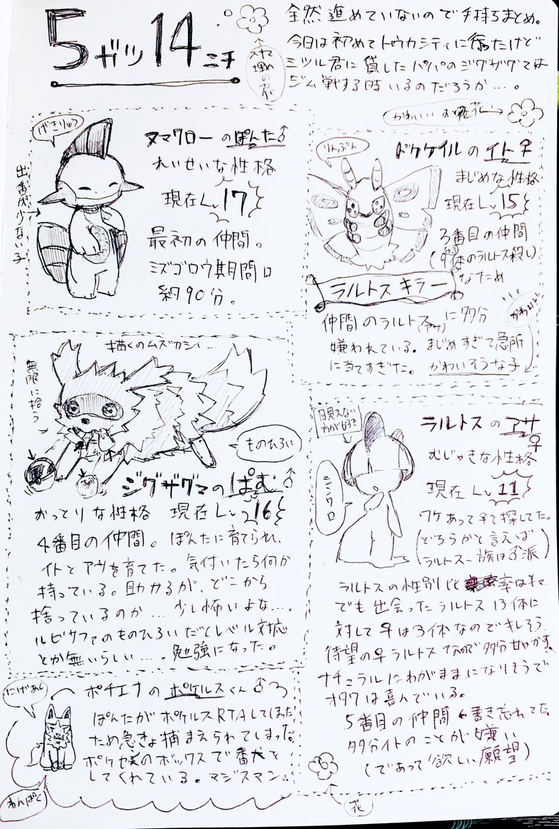 三日坊主じゃなかったのでup
図鑑登録があった時だけのつもりだったけど、手持ちおさらいとかイベントについても今後は触れていけたらなぁと
#秋人のポケモンプレイ日記
後で見返せるようにタグも作っちゃお