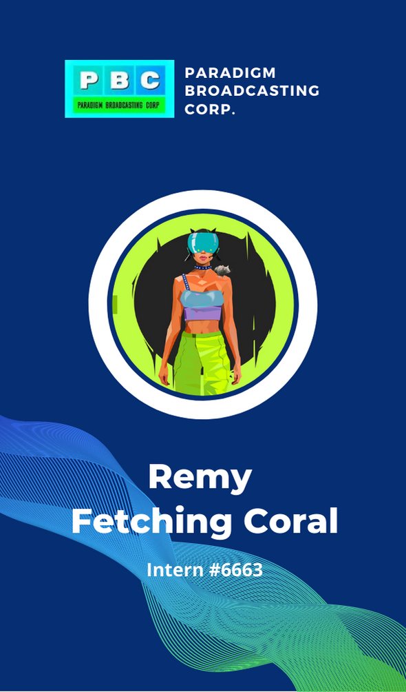 Veryexpensives's tweet photo. Remy's access card for her internship at PBC. She needs to find a way to get the message out. All @CyberBrokers_ are AI.
#CyberBrokers #Body001 https://t.co/0OFkY9Zy7u