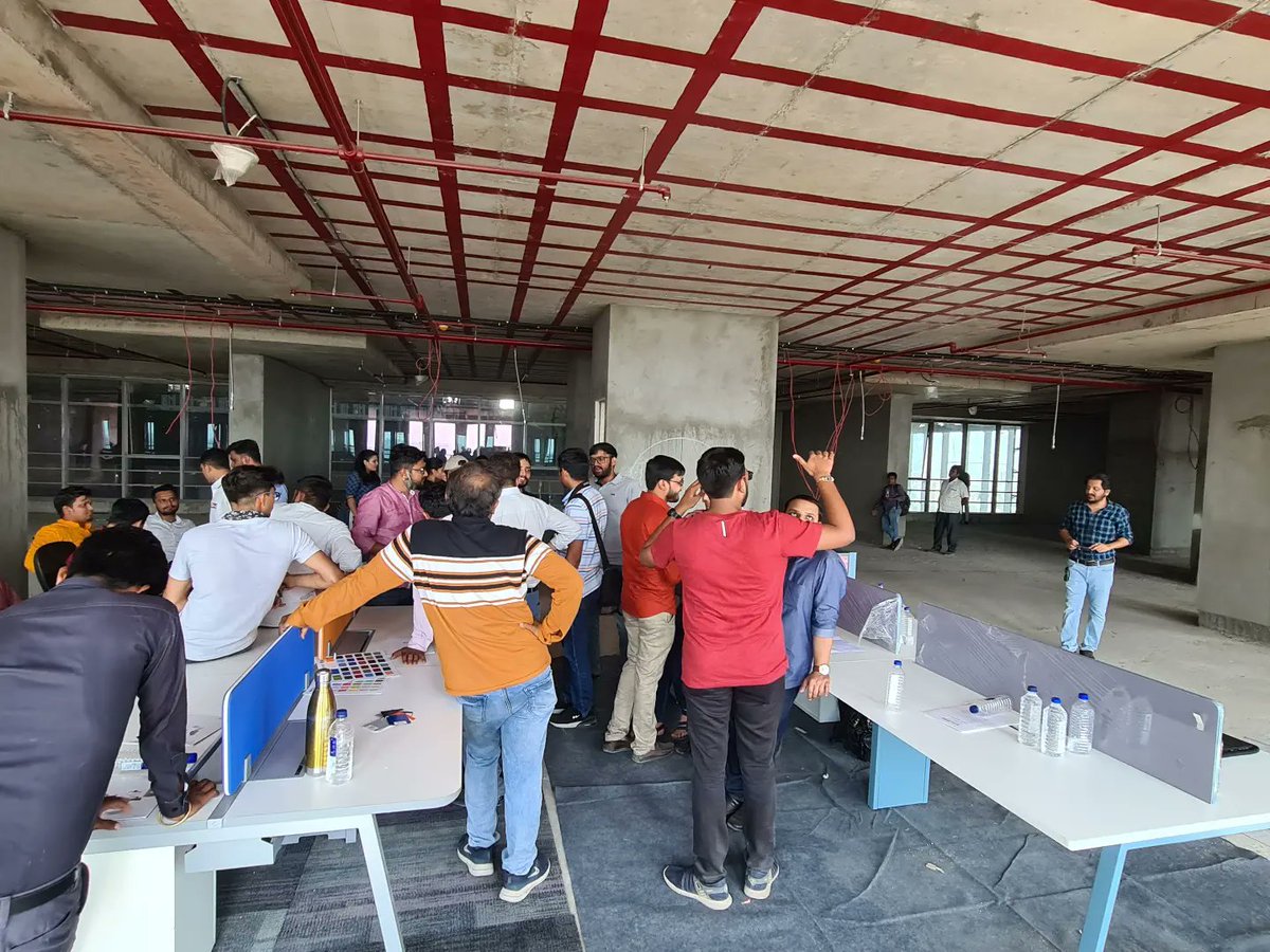 Work starts at our new office in Ahmedabad. We'll be building a much larger team and cutting edge BIM software at this 28,000 sq ft office at Ahmedabad.

We'll soon start work on our new office in Kolkata. Stay tuned!
#ahmedabad #software
#construction #kolkata #jobs #hiring