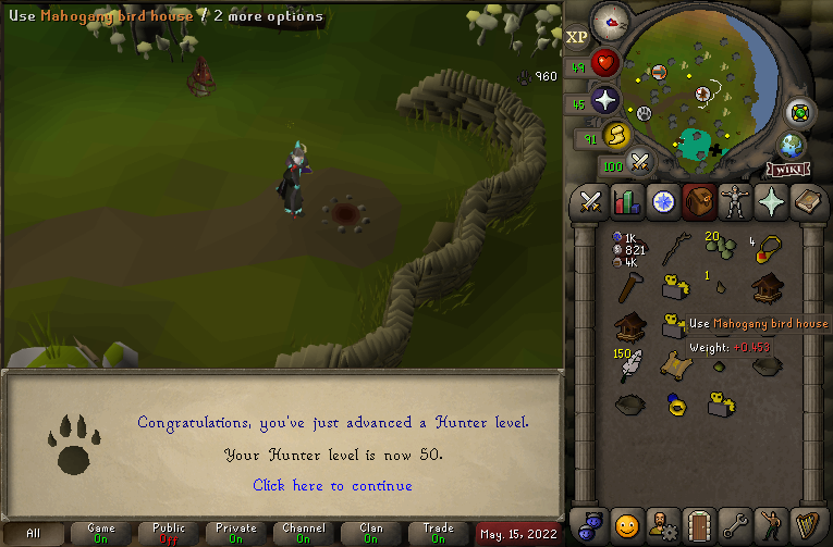 Lvl2Ghost's tweet photo. 50 Hunter #osrs #oldschoolrunescape https://t.co/Hb5GqILd4H