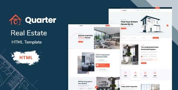 stylelibreview's tweet photo. Quarter - Real Estate HTML Template [UPDATE]
https://t.co/Hjn0VbtErA

#htmltemplates
Quarter – Real Estate HTML Template + RTL Quarter is one of The Best Real Estate Responsive HTML5 Template build with the Bootstrap 5 framework. Each and every section of https://t.co/cQuudmCu9E