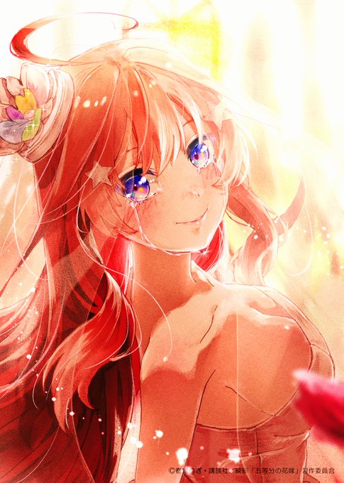 Sara:3さんがTwitterに投稿した中野五月(五等分の花嫁)のイラスト。