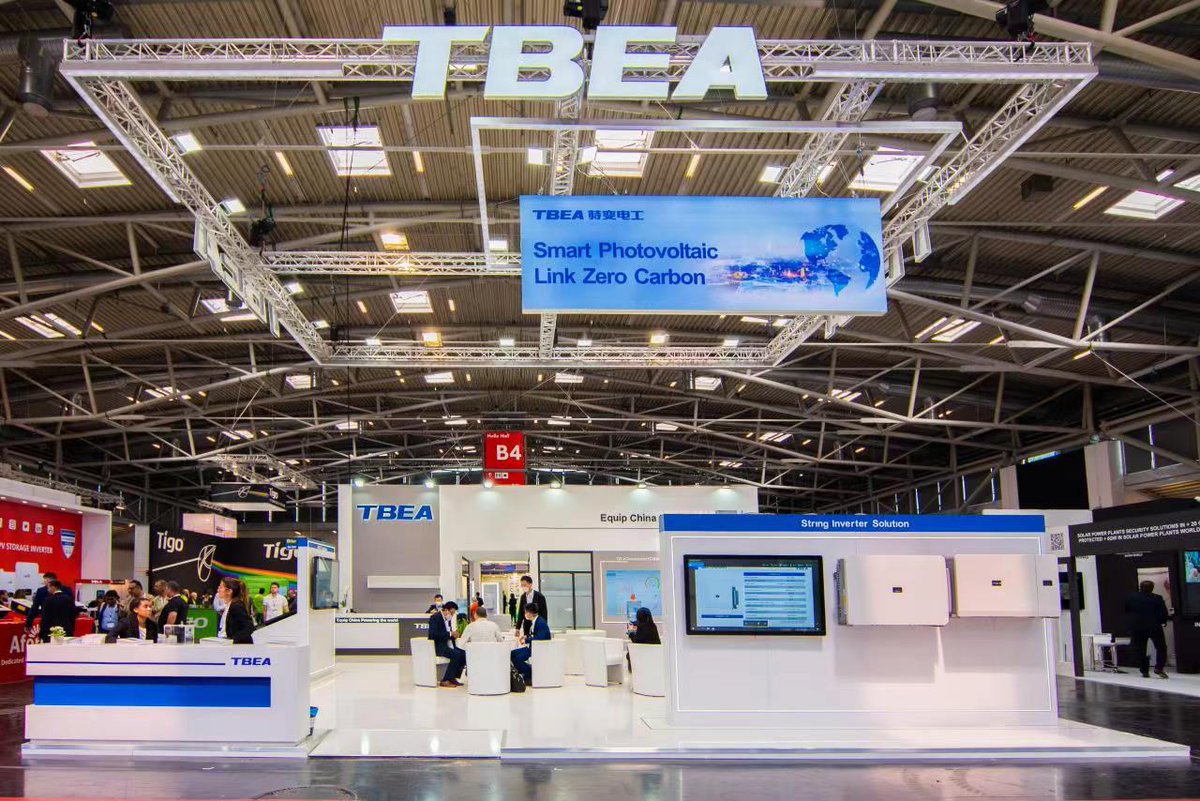 TBEA Sunoasis has made a wonderful debut in intersolar Europe 2022, the whole scene of "generation transmission distribution use", creating a new ecosystem of new power system.
