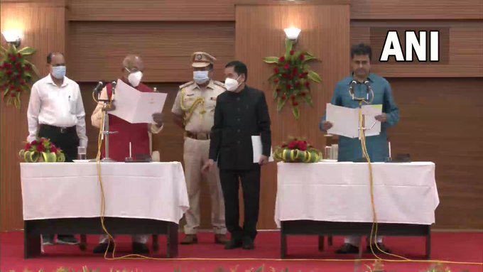 त्रिपुरा: माणिक साहा ने ली मुख्यमंत्री पद की शपथ, कल चुने गए थे विधायक दल  के नेता - manik saha took oath as chief minister