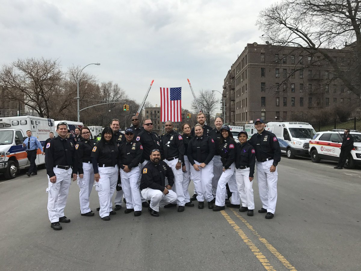 abditzel's tweet photo. Happy #EMSWeek to all of my Brothers and Sisters @nyphospital who stand ready to care for you during your worst moments. You are all #heroes https://t.co/IQAlxQ2m7T