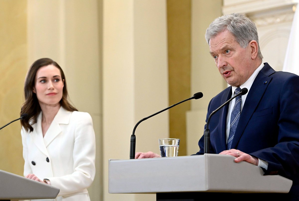 itz_suvu829's tweet photo. Finland is applying to join defense alliance NATO to deter potential aggression from Russia as its neighbor wages a full-scale war in Ukraine https://t.co/TUw2IEEztA