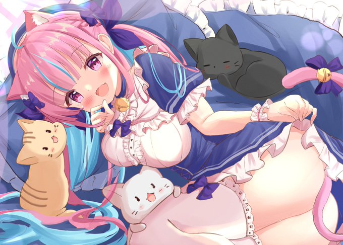 にゃんこあくたん〜ฅ^.  ̫ .^ฅ #あくあーと 