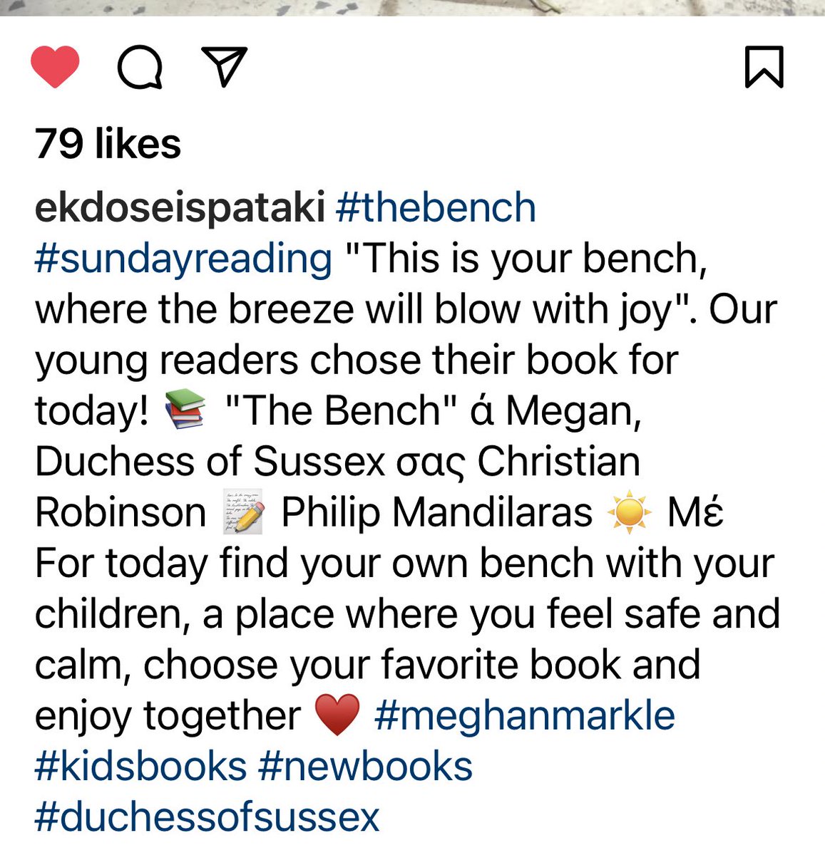 jozzzaphen's tweet photo. @EkdoseisPataki #TheBench #ChildrensBooks @theartoffunnews 👸🏻📚 #GreekEdition 🇬🇷 https://t.co/rusmumcX4m