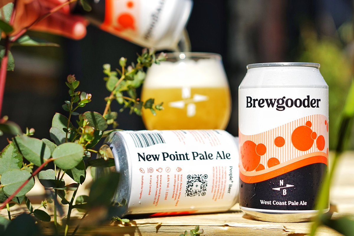 INTRODUCING: New Point Pale Ale, a new collab w/ <a href="/NorthBrewCo/">North Brewing Co</a>, available at select <a href="/coopuk/">Co-op</a> stores now 🧭 

Juicy, crisp, citrussy, piney, sessionable, lush — with traceable clean water impact via the can’s QR code 🌞