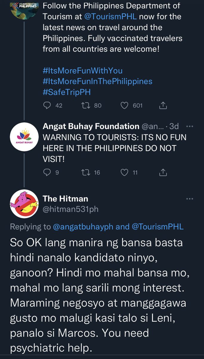 Tinago ma niya yang tweet. Screenshot is faster.