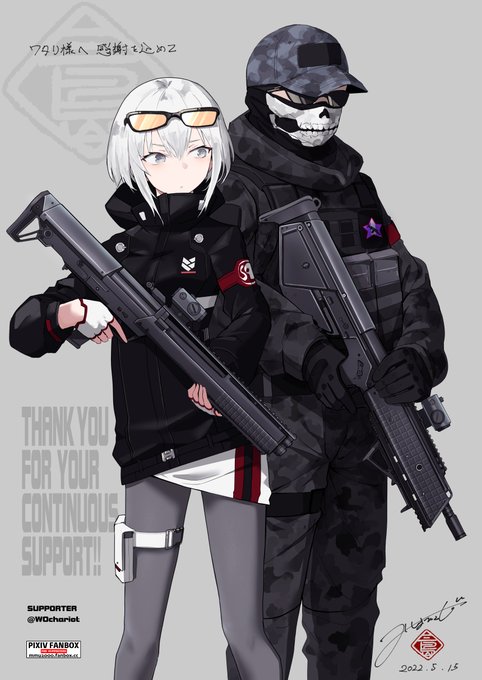 サポーター継続特典で描かせていただきました。日頃の感謝を込めて。
ワタリさん(@WOchariot)ありがとうございました!KSGちゃんとお幸せに🤗 