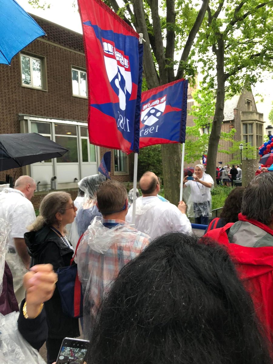 Rain didn’t dampen class spirit at <a href="/Pennalumni/">Penn Alumni</a> weekend #UofPenn #PennAlumni #ProudlyPenn