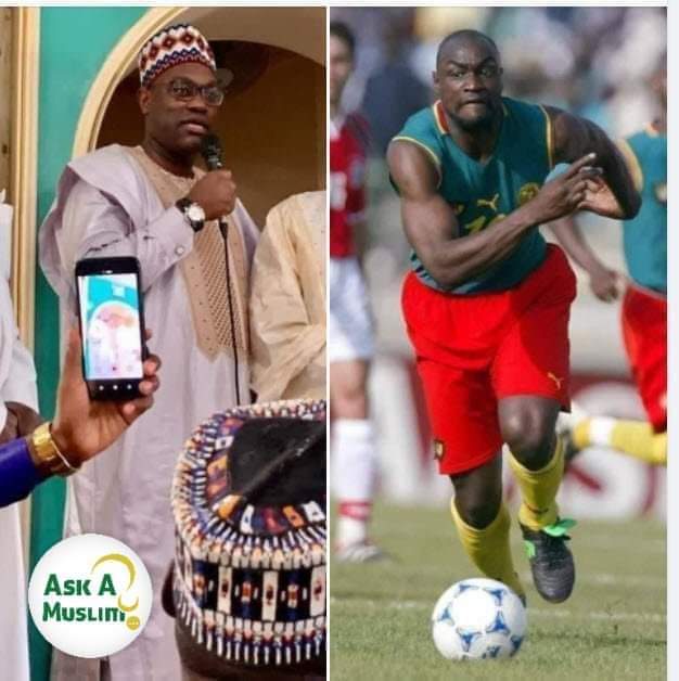 Cool_Ustaz's tweet image. Alhamdulillah 😍, the Cameroon legend "Patrick Mboma"  announced his conversion to Islam last Friday, and calls himself "Abdul Jalil" 💙