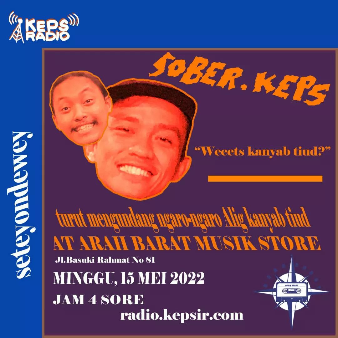 Sudah mengudara keps! <a href="/sorebersama/">sober.keps</a>

Talking-talking seputar Ngaro Alig Kanyab Tiud.

Bisa kalian kupingin di radio.kepsir.com

#kepsir #altmedia
