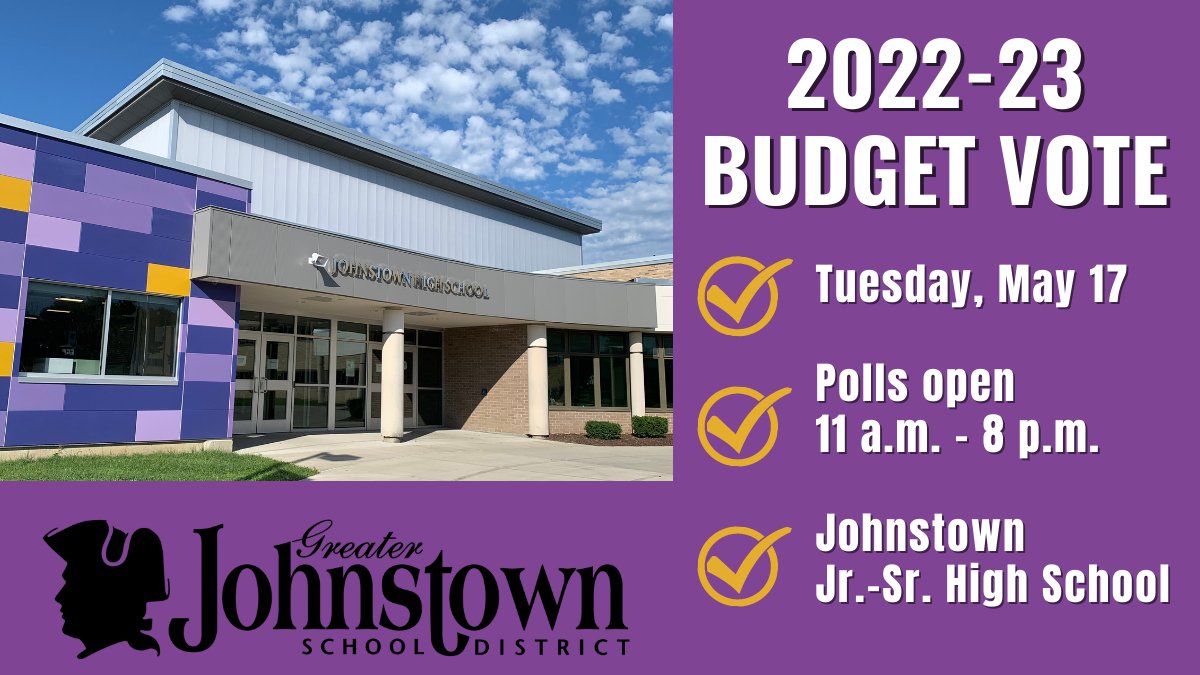 Please VOTE on Tuesday, May 17!
Polls open 11 a.m. - 8 p.m., Jr-Sr HS
🟡 2022-23 School Budget
🟣 Bus Purchase
🟡 Knox Facilities Improvement
🟣 Board of Ed. Election (write-ins)
Read more:  bit.ly/3EfofDb
