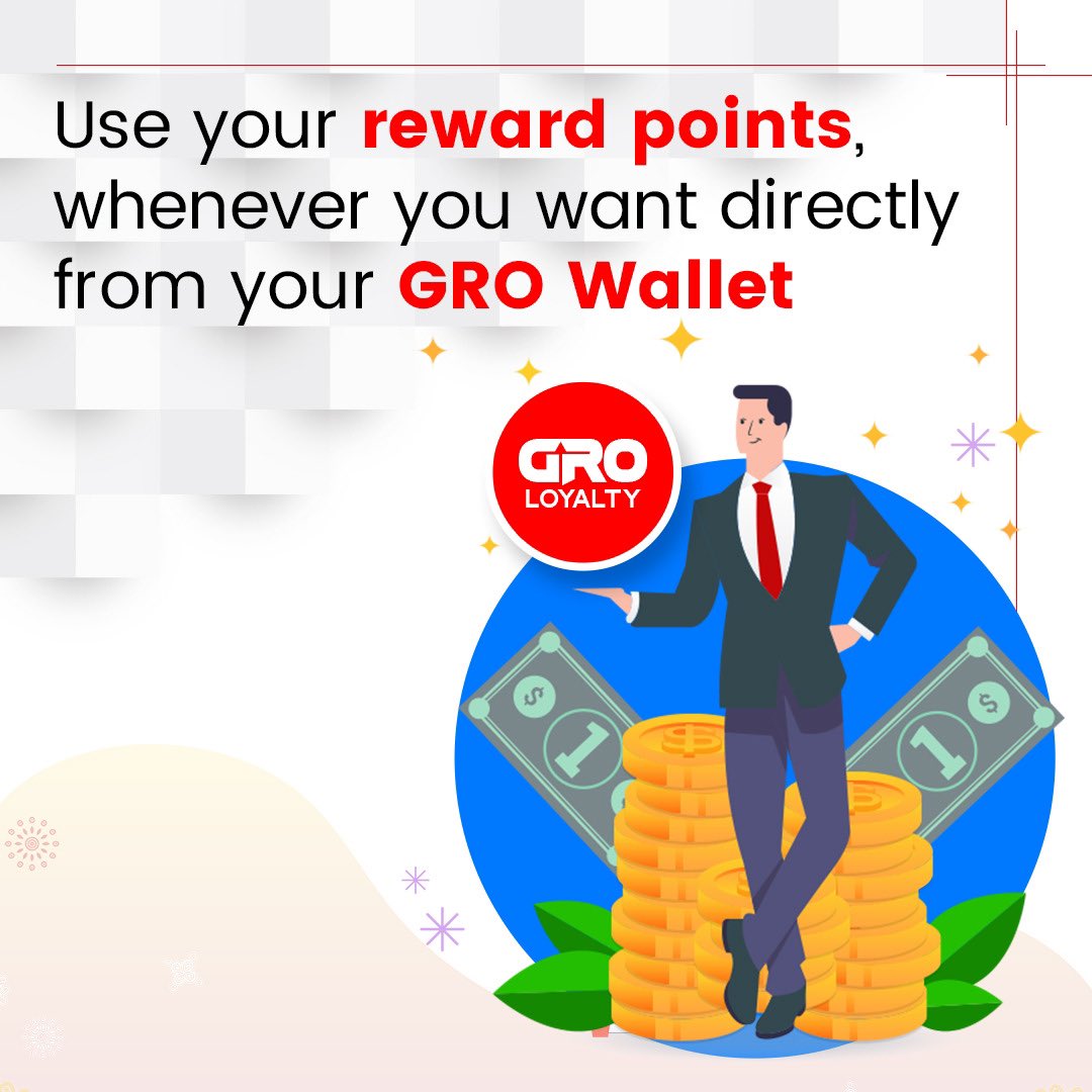 Launching GRO wallet where you can use your loyalty points with participates merchant network. Stay tune.. #loyalty #CustomerService #loyaltyrewards #groloyalty #wallet #loyaltymarketplace