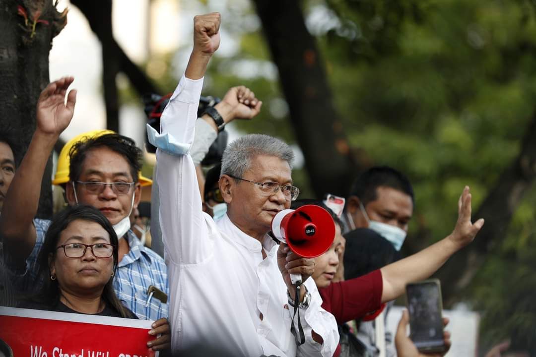 SaveMM99's tweet photo. On May12, 2 NLD parliament members named U Ba Myo Thein and U Soe Lay,and a youth, Hein Min Htet who have been detained in Insein prison, were sentenced to 3 yrs in prison respectively by Junta's court illegally reportedly.#FckTheLaw #WhatsHappeningInMyanmar @aapp_burma https://t.co/lHQxtLiKvN