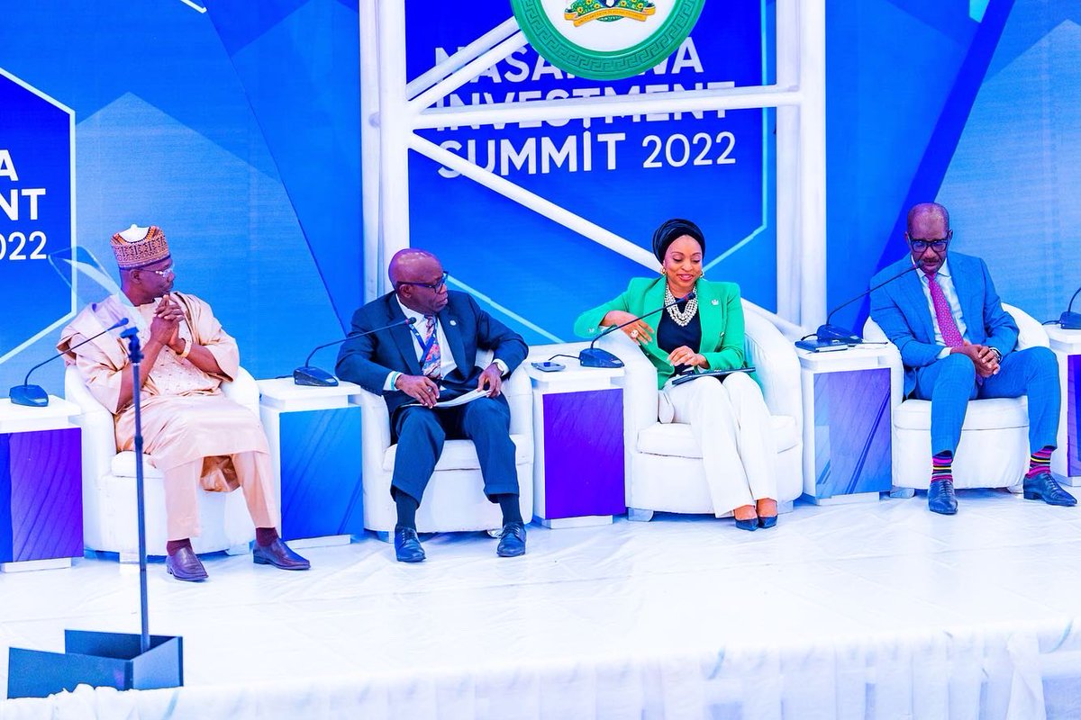 joduwole's tweet photo. I was privileged to be a panelist alongside my host, Gov Abdullahi Sule and Gov Godwin Obaseki, discussing Subnational ease of doing business reform strategies at the inaugural Nasarawa Investment Summit held on May 11 2022 themed “Collaborating for Growth”.
#wemoveeeee🇳🇬🇳🇬🇳🇬📌 https://t.co/Bp7WKL7D4G