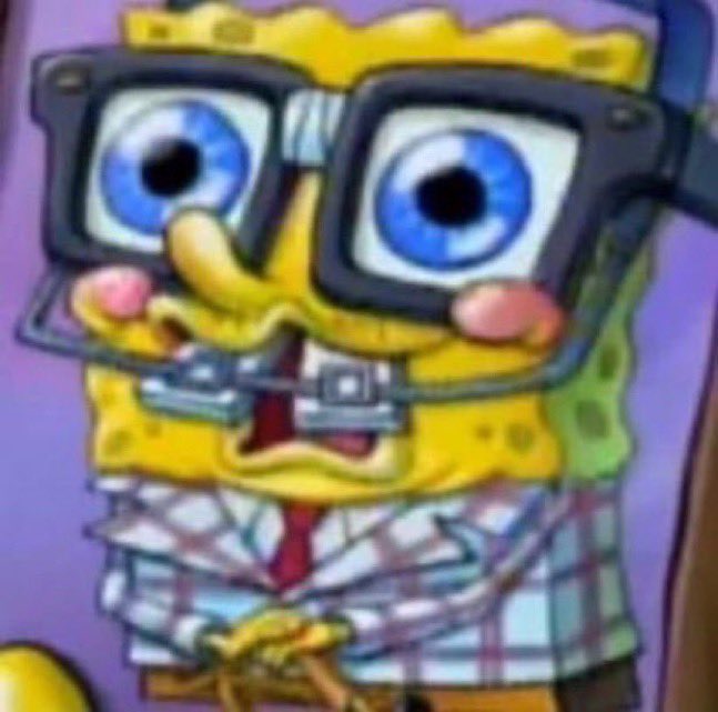 Spongebob Nerd Face