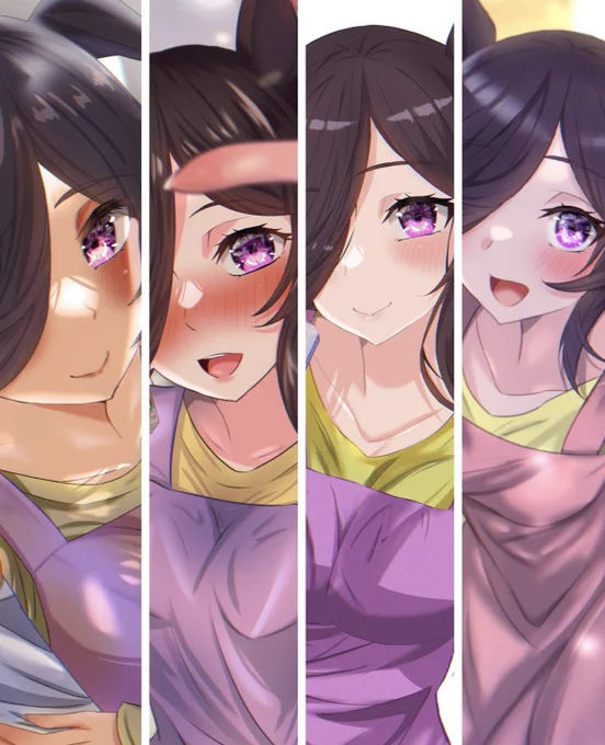 #絵柄が好みって人にフォローされたい
便乗します!
新妻ライスシリーズを毎週更新しています✨
気になる方は是非🙏
#ウマ娘 #ライスシャワー 