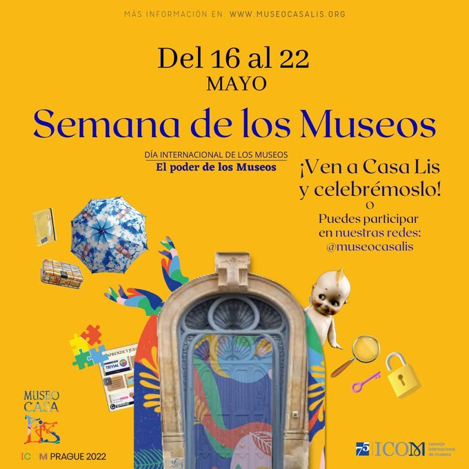 museocasalis's tweet photo. 📅Mañana comenzamos a celebrar el #DiaInternacionalDeLosMuseos #DIM 2022 convocado por @IcomOfficiel @IcomEsp con #ElPoderDeLis y muchas actividades para vosotros durante toda la semana (del 16 al 22 de mayo)🥳🎉
Sé parte de #ElPoderDeLosMuseos: 🏠⚜️ https://t.co/9Fyo38kazu https://t.co/lO0WniZaTh