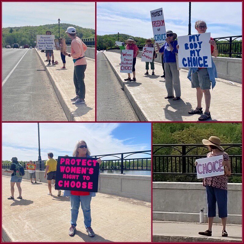 IndivisSP's tweet photo. What a wonderfully positive experience on the bridge yesterday!
SO MUCH HONKING AND WAVING!!!Over 50 people attended! This was a great turnout. A lot of positive responses!
#BansOffOurBodies #abortionrights #unpackscotus @IndivisibleTeam #PlannedParenthood #WomensMarch https://t.co/nlLXkgXn4r