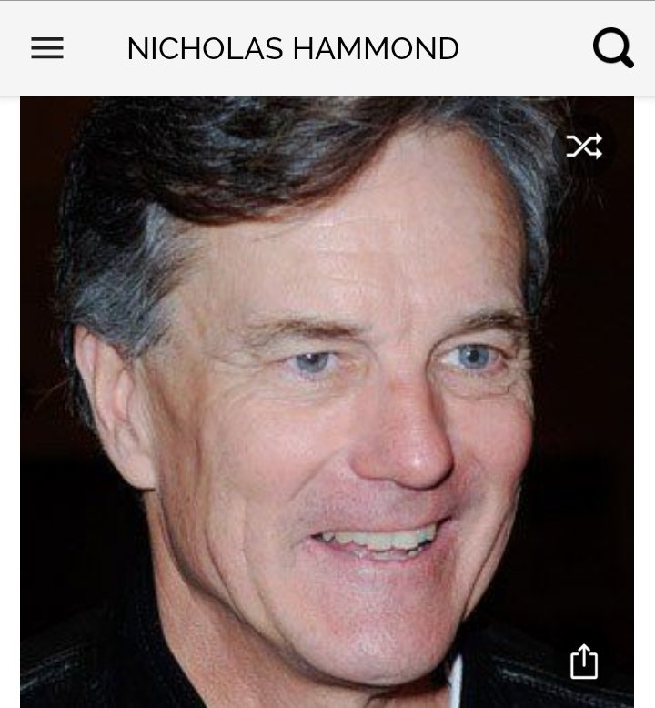 Happy birthday to this great actor.  Happy birthday to Nicholas Hammond 