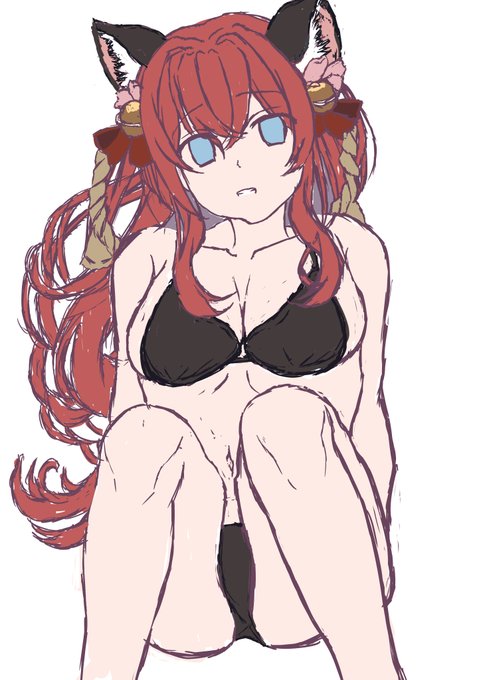 ユイちゃんのFAを描いてます。続きは後日やります。 