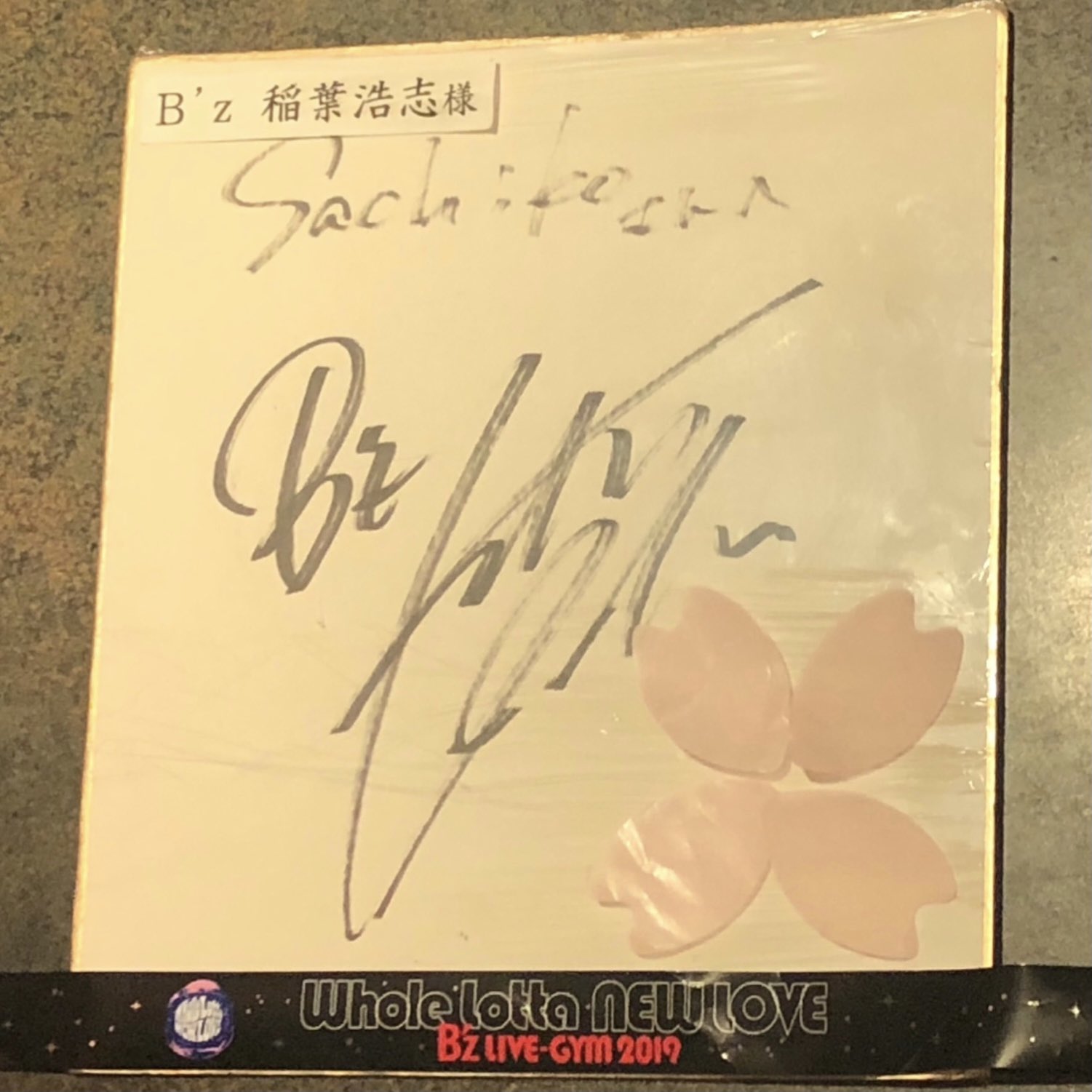 稲葉サイン入り Amazon.co.jp: B'z 直筆サイン 色紙 稲葉さん 稲葉浩志