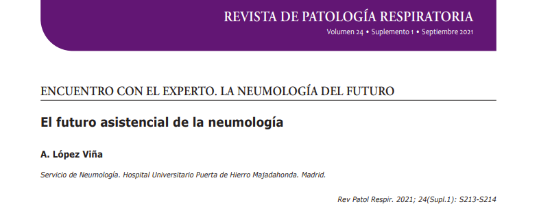 NeumoMadrid's tweet photo. #Revista @PatRespiratoria: El futuro asistencial de la #neumología https://t.co/QXDbQe1buw https://t.co/G1tLZhrxrc