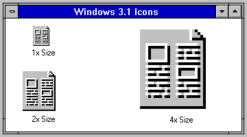 Windows 3.1 icons tweet media