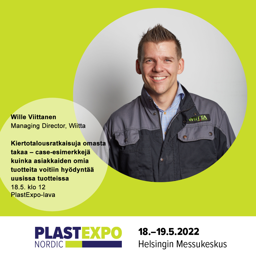 Kuinka asiakkaiden omasta prosessista syntyvästä materiaalista voidaan tehdä tuotteita kiertotaloushengessä?

<a href="/WiittaCom/">WIITTA - We 💚 Plastics</a> Wille Viittanen kertoo case-esimerkkejä.