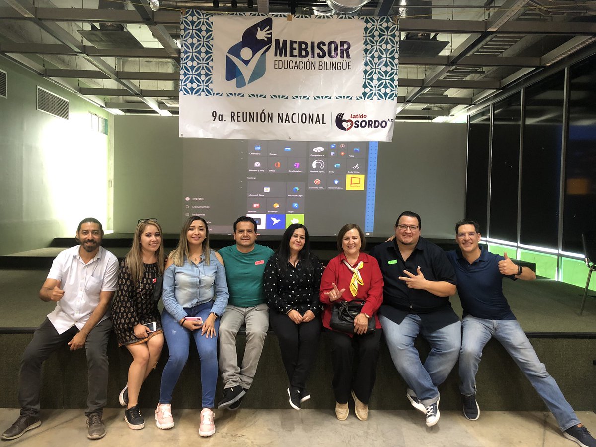 El día 14 de Mayo de 2022, se realizó la 9va reunión nacional, coordinada por “Movimiento en Defensa de la Educación Bilingüe para Sordo” MEBISOR. Del cuál es un honor participar en esta coordinación con <a href="/alvarezhidalgo3/">Alejandra</a> <a href="/HernanGmo/">Hernan Guillermo</a> <a href="/Erikmex/">Erik Arellano</a> #PerlaTreviño