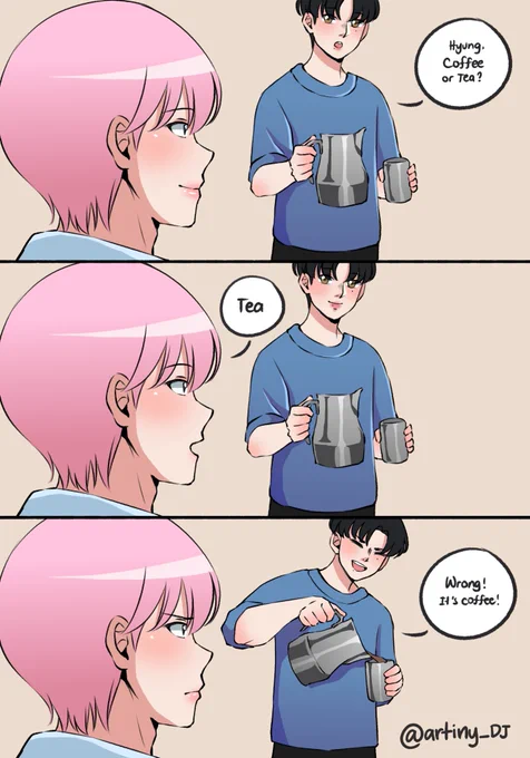 Coffee or tea?

#ATEEZ #에이티즈 #ATEEZfanart #SEONGHWA #성화 #WOOYOUNG #우영 @ATEEZofficial 