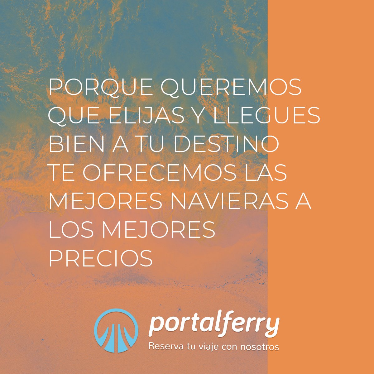 Portalferry's tweet photo. Unificar en un click todas las comodidades para el viajero era nuestra idea para hacer de tu 
destino soñado una realidad.
En nuestra web podrás encontrar el comparador de precios más directo. Elige viajar, elige Portalferry.
#viajar #ferry #España #puertos #navieras https://t.co/tLm42nCTx1